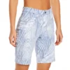Hue Ikat Zebra Split Hem Denim High Rise Shorts U22522 -Allure Wear Shop hue hue01 u22522 gs