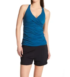 Jantzen Solids Wrap X Back Tankini Swim Top 21008T -Allure Wear Shop jantzen jtz01 21008t cs2