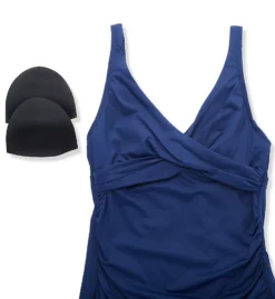 Jantzen Solids Wrap X Back Tankini Swim Top 21008T -Allure Wear Shop jantzen jtz01 21008t cs5