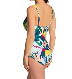 Jantzen Tropical Utopia Surplice Mio One Piece Swimsuit 23025M -Allure Wear Shop jantzen jtz01 23025m bs