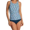 Jantzen Sunset Ceramic Grace High Neck H-back One Piece 23067M -Allure Wear Shop jantzen jtz01 23067m gs