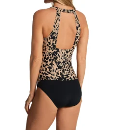 Jantzen Wild Camouflage Grace High Neck H-back One Piece 23122M -Allure Wear Shop jantzen jtz01 23122m bs