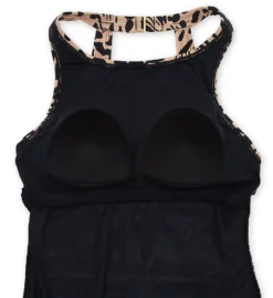 Jantzen Wild Camouflage Grace High Neck H-back One Piece 23122M -Allure Wear Shop jantzen jtz01 23122m cs6