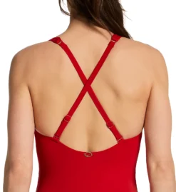 Jantzen Solids Jackie High Neck One Piece Swimsuit 23152M -Allure Wear Shop jantzen jtz01 23152m cs1