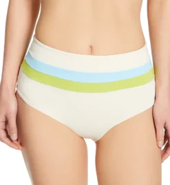 L Space Striped Portia High Waist Swim Bottom CBPSC18 -Allure Wear Shop l space lspc01 cbpsc18 fs
