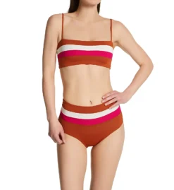 L Space Striped Rebel Bikini Swim Top CBRLT18 -Allure Wear Shop l space lspc01 cbrlt18 cs1