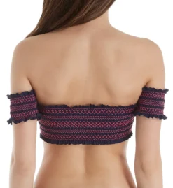 L Space Batik So Chic Adrianna Off The Shoulder Swim Top LSADT18 -Allure Wear Shop l space lspc01 lsadt18 bs