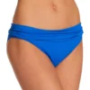 La Blanca Island Goddess Shirred Band Hipster Swim Bottom LB0IG95