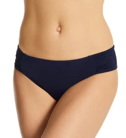 La Blanca Island Goddess Side Shirred Hipster Swim Bottom LB0IG96