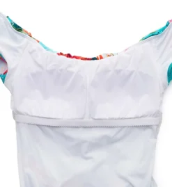 La Blanca Tropicalia Off Shoulder Mio One Piece Swimsuit LB1BM11 -Allure Wear Shop la blanca labl01 lb1bm11 cs6