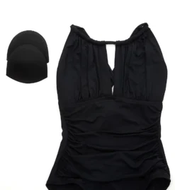 La Blanca Island Goddess High Neck Mio One Piece Swimsuit LB1IG27 -Allure Wear Shop la blanca labl01 lb1ig27 cs6