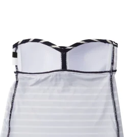 La Blanca Capri Stripe Twist Bandini Swim Top LB1VB85 -Allure Wear Shop la blanca labl01 lb1vb85 cs6
