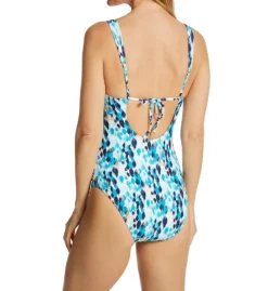 La Blanca Seaglass Shores Twist Mio One Piece Swimsuit LB2CG04 -Allure Wear Shop la blanca labl01 lb2cg04 bs