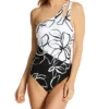 La Blanca Moonlit Silhouette One Shoulder Keyhole Swimsuit LB2CK14 -Allure Wear Shop la blanca labl01 lb2ck14 gs