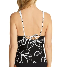 La Blanca Moonlit Silhouette Twist Front Tankini Swim Top LB2CK68 -Allure Wear Shop la blanca labl01 lb2ck68 bs