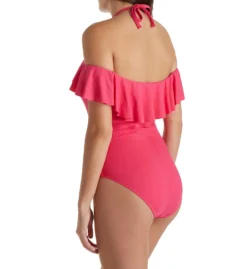 La Blanca Island Goddess Off The Shoulder One Piece Swimsuit LB8LA27 -Allure Wear Shop la blanca labl01 lb8la27 bs