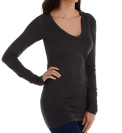 LAmade Tissue Jersey Long Sleeve V-Neck Tee 5836 -Allure Wear Shop lamade lama01 5836 cs1