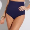 Leilani Solids High-Waist Control Swim Bottom A720092 -Allure Wear Shop leilani lei01 a720092 gs