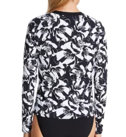 Leilani Kapalua Half Zip Rash Guard Swim Top G720285 -Allure Wear Shop leilani lei01 g720285 bs