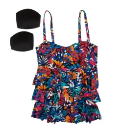 Leilani Sanibel Shores Tiered Bandini Swim Top G720555 -Allure Wear Shop leilani lei01 g720555 cs5