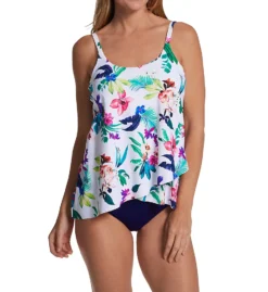 Leilani Sunshine Floral Cape Town Tankini Swim Top J721458 -Allure Wear Shop leilani lei01 j721458 cs1