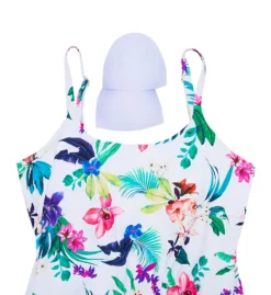 Leilani Sunshine Floral Cape Town Tankini Swim Top J721458 -Allure Wear Shop leilani lei01 j721458 cs5