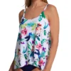 Leilani Sunshine Floral Cape Town Tankini Swim Top J721458 -Allure Wear Shop leilani lei01 j721458 gs