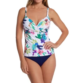 Leilani Sunshine Floral Gemini Tankini Swim Top J721470 -Allure Wear Shop leilani lei01 j721470 cs1