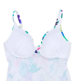 Leilani Sunshine Floral Gemini Tankini Swim Top J721470 -Allure Wear Shop leilani lei01 j721470 cs6