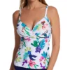 Leilani Sunshine Floral Gemini Tankini Swim Top J721470 -Allure Wear Shop leilani lei01 j721470 gs