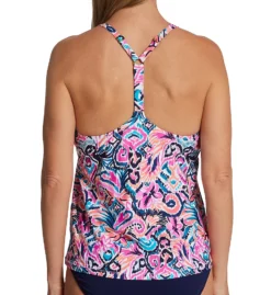 Leilani Tahiti Glow Racer Back Tankini Swim Top J721663 -Allure Wear Shop leilani lei01 j721663 bs