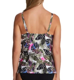 Leilani Royal Palm Gemini Tiered Tankini Swim Top J721731 -Allure Wear Shop leilani lei01 j721731 bs