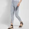 Lysse Leggings Evelyn Split Denim Crop Shaping Legging 2445 -Allure Wear Shop lysse leggings lile01 2445 gs
