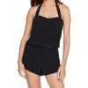 MagicSuit Drape Solids Brooke Romper One Piece Swimsuit 6012264 -Allure Wear Shop magicsuit mags01 6012264 gs
