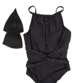 MagicSuit Riveted Diana One Piece Swimsuit 6014310 -Allure Wear Shop magicsuit mags01 6014310 cs6