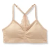 Maidenform Girl Seamfree Ruched Crop Lace Back Bralette H4254