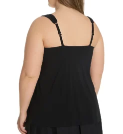 Miraclesuit Plus Size Razzle Dazzle Underwire Tankini Swim Top 6518826 -Allure Wear Shop miraclesuit mira01 6518826 bs