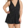 Miraclesuit Plus Size Pin Point Marais One Piece Swimdress 6518835