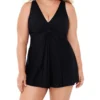 Miraclesuit Plus Size Must Have Marais One Piece Swimdress 6518935 -Allure Wear Shop miraclesuit mira01 6518935 gs
