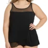 Miraclesuit Plus Size Mirage Underwire Tankini Swim Top 6518941