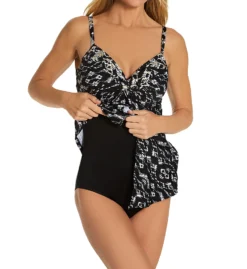 Miraclesuit Labyrinth Love Knot Tankini Swim Top 6531147 -Allure Wear Shop miraclesuit mira01 6531147 cs1