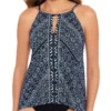 Miraclesuit Paillette Peephole Tankini Swim Top 6537560 -Allure Wear Shop miraclesuit mira01 6537560 gs