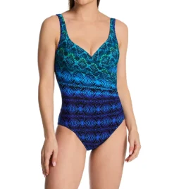 Miraclesuit Ocean Ombre It's A Wrap One Piece Swimsuit 6537580