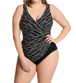 Miraclesuit Plus Size Linked In Oceanus One Piece Swimsuit 6555688
