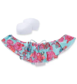 Nanette Lepore Wonderland Floral Tease Off The Shoulder Swim Top NL9AH81 -Allure Wear Shop nanette lepore nan01 nl9ah81 cs4