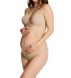 Natori Bliss Perfection Wireless Contour Nursing Bra 760154 -Allure Wear Shop natori nat001 760154 cs3