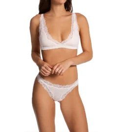 Only Hearts Organic Cotton High Point Bra With Lace 10022 -Allure Wear Shop only hearts ohrt01 10022 cs1