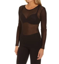 Only Hearts Tulle Long Sleeve Crew Neck Tee 42758 -Allure Wear Shop only hearts ohrt01 42758 cs1