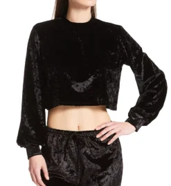 Onzie Long Sleeve Velvet Crop Top 3823
