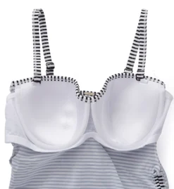 Panache Anya Stripe Bandeau Tankini Swim Top SW0891 -Allure Wear Shop panache pana01 sw0891 cs4